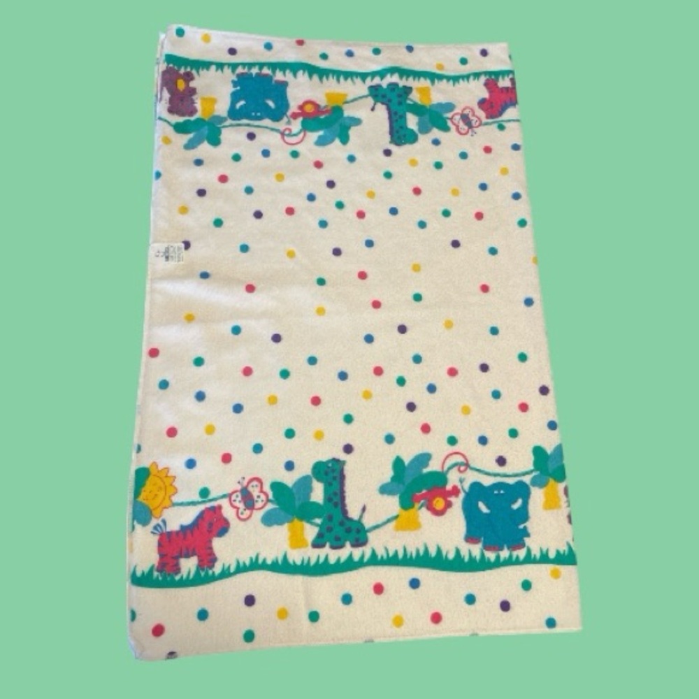 Riegel Colorful Animal Print Flannel Receiving Blankets (3)